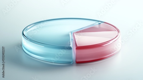 pie chart on white background