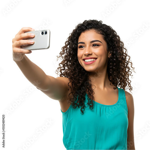 Woman Taking Selfie Photo