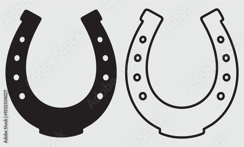 HORSE SHOE SILHOUTTE