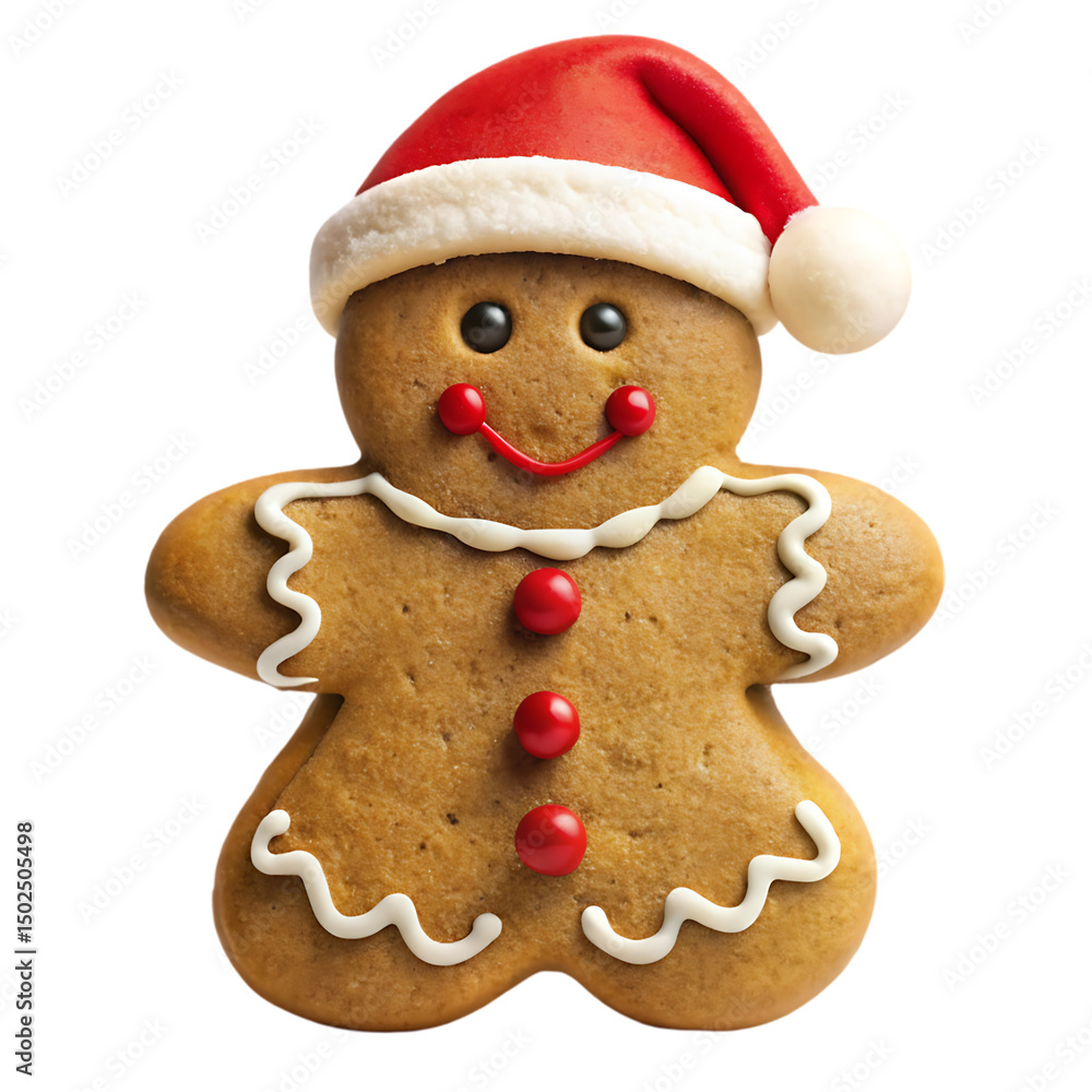 Fototapeta premium Cute Gingerbread Man Christmas