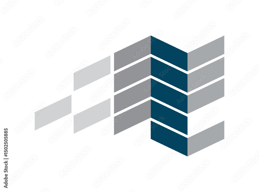 Fototapeta premium Factory Builder Business Logo SVG – Industrial, Scalable Icon Design for Manufacturing, Construction, Engineering, Industrial Firms, and Corporate Branding