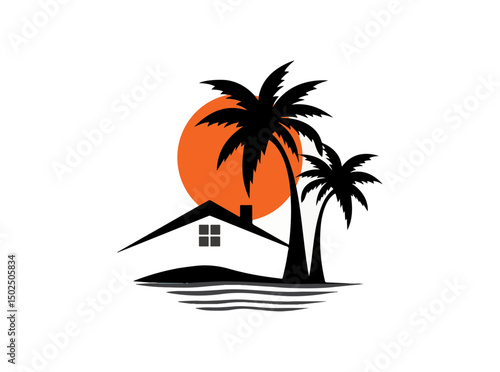 Home Property Logo Collection – Black House Icons Set for Real Estate and Construction Vector Design, Vector illustration, home business company logo, Real Estate Logo.