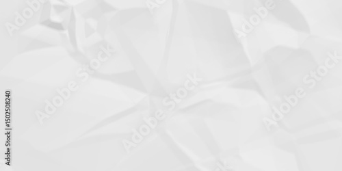 White crumpled paper texture. white crumpled paper texture sheet background. Wrinkled paper texture.	
