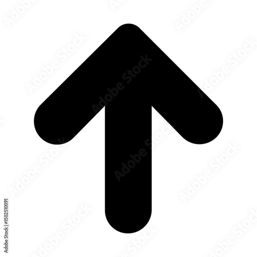 Up arrow vector icon set. scroll illustration sign collection. Direction symbol or logo.