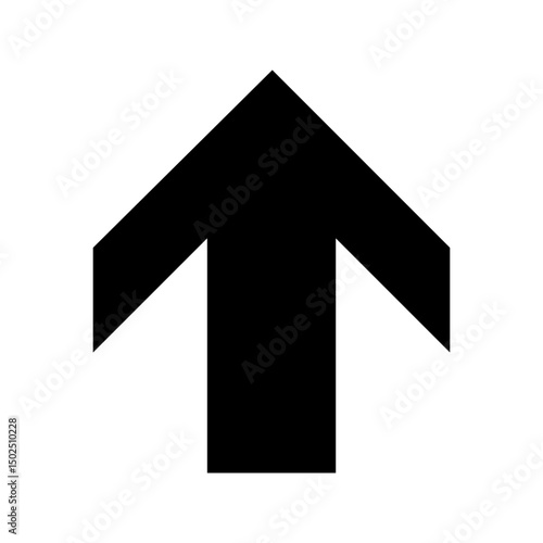 Up arrow vector icon set. scroll illustration sign collection. Direction symbol or logo.