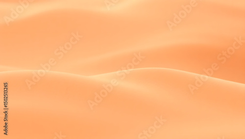 Abstract Desert Dunes: An elegant abstract composition features the sweeping curves and warm hues of a desert landscape, with undulating sand dunes bathed in soft light.