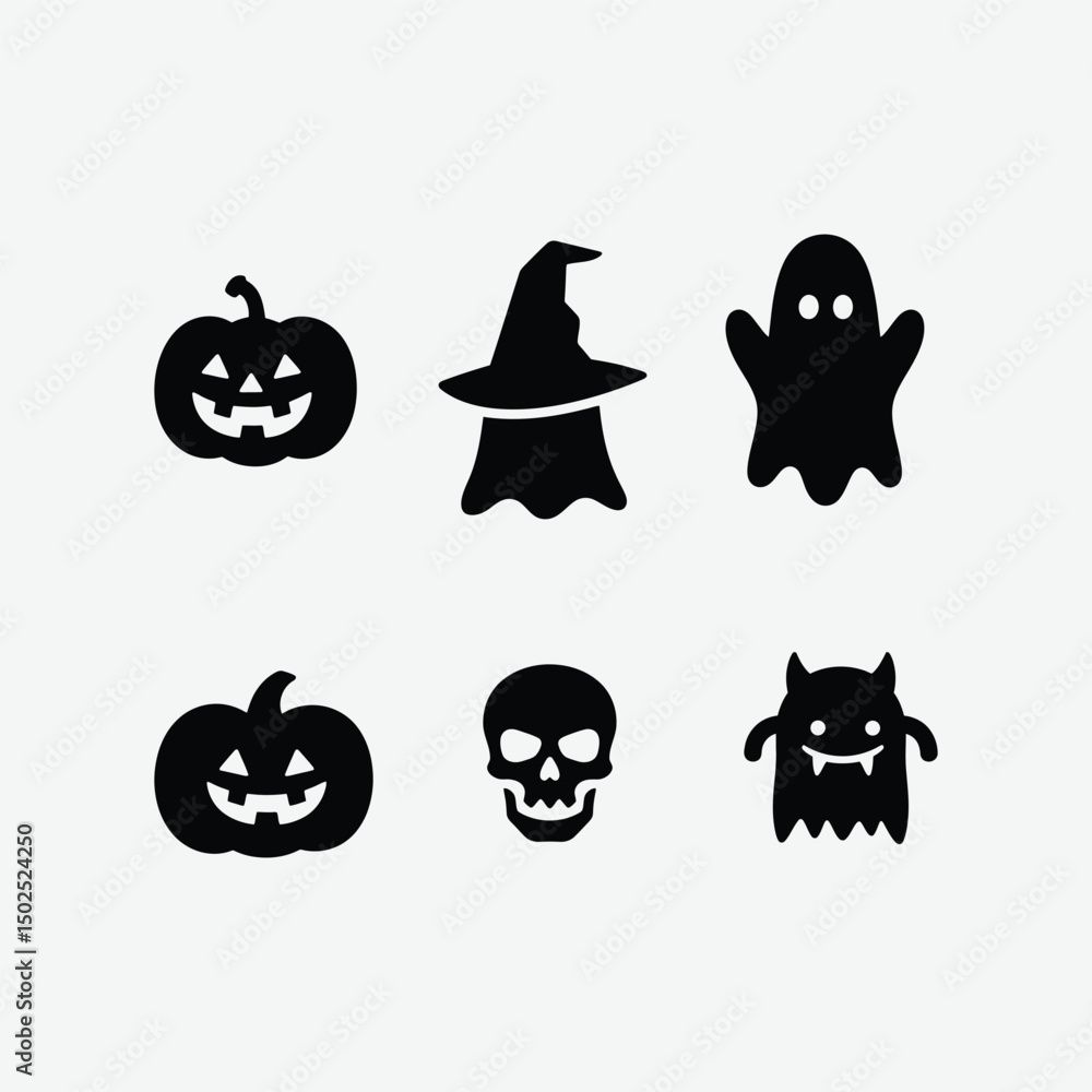 Download a spooky Halloween silhouette icon set featuring witches, pumpkins, ghosts, bats, and haunted houses. Perfect for DIY crafts, t-shirt designs, party decor, stickers, and digital artwork. Download a spooky Halloween silhouette icon set featuring witches, pumpkins, ghosts, bats, and haunted houses. Perfect for DIY crafts, t-shirt designs, party decor, stickers, and digital artwork.