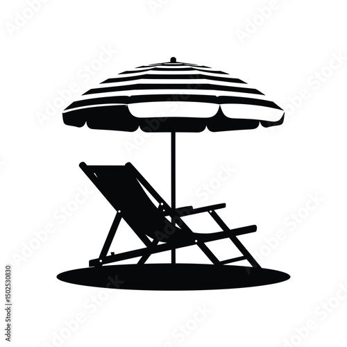 Seaside Serenity Silhouette Art & Illustration