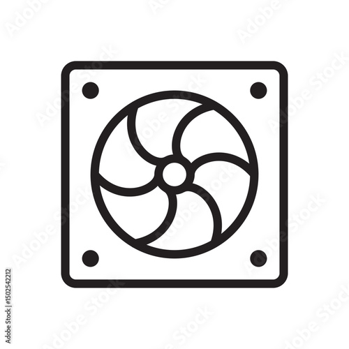 Air Conditioner Vector Icons In Trendy Design EPS 10