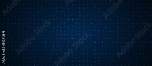 Digital technology background. Digital data dot blue pattern pixel background