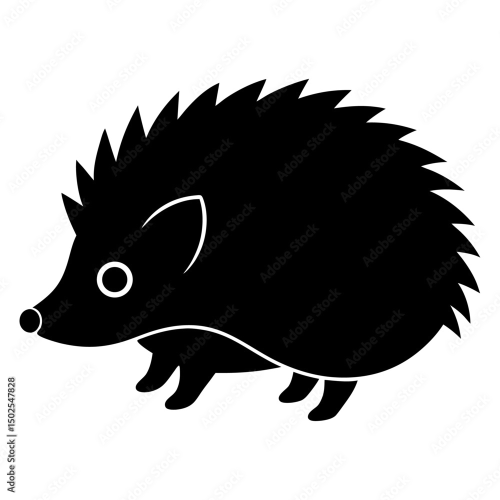 A Hedgehog vector silhouettes A Hedgehog vector silhouettes