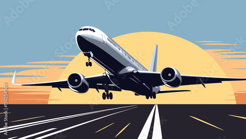 airplane on the ground