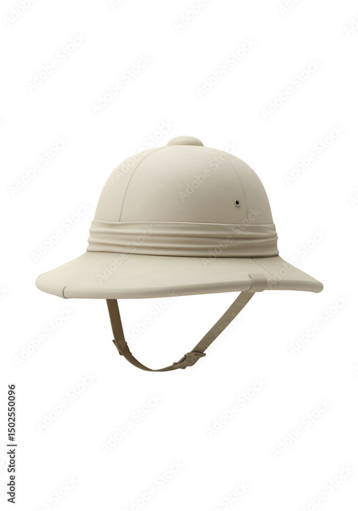 Fototapeta premium Beige safari helmet