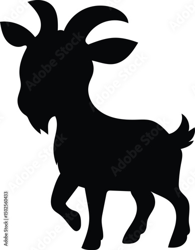 Black Goat Silhouette