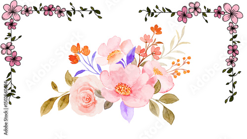 Floral Vector Illustrations Set - Elegant Botanical Designs