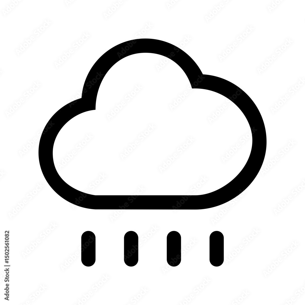 rain icon vector rain icon vector