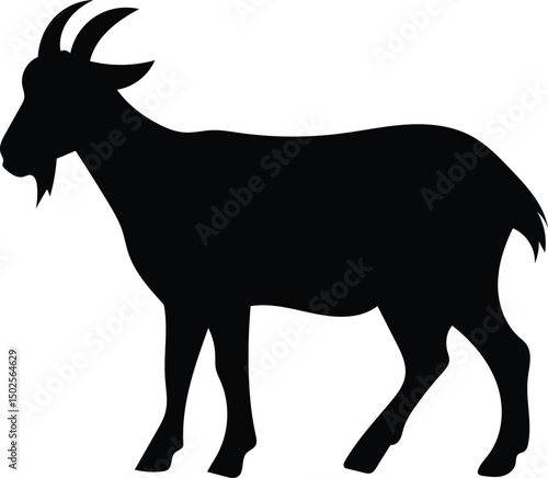 Black Goat Silhouette