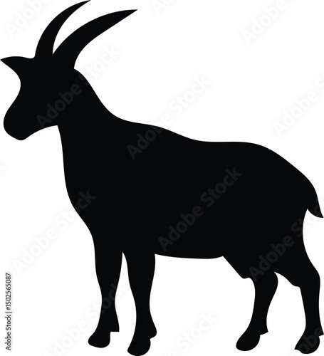 Black Goat Silhouette