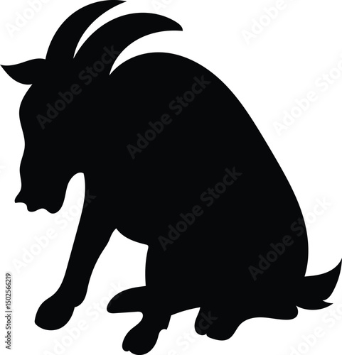Black Goat Silhouette