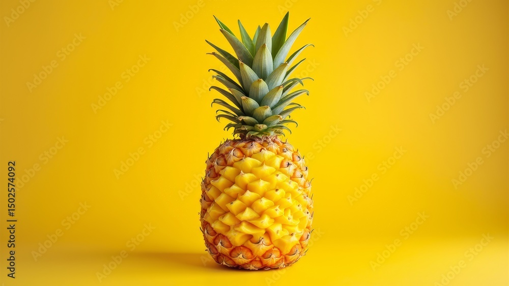 Pineapple still life close-up image Pineapple still life close-up image