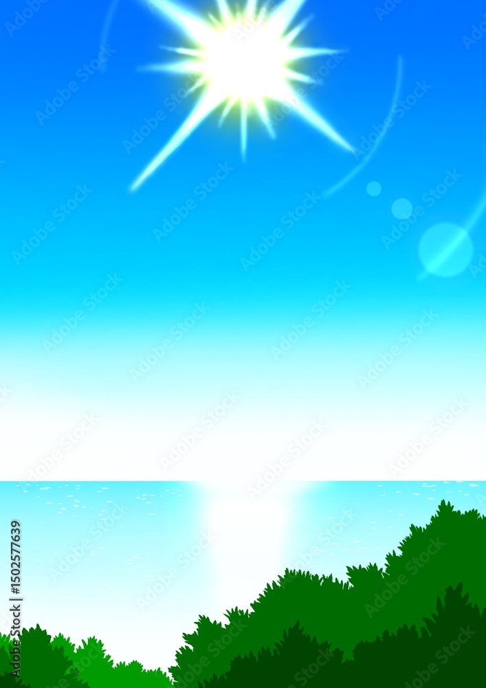 Obraz premium 夏の海岸