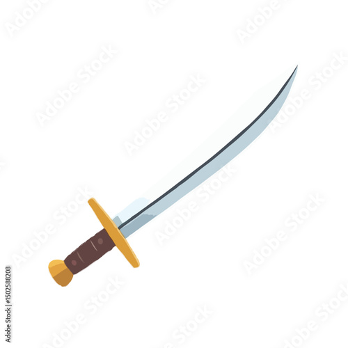 Detailed Cartoon Cutlass Sword