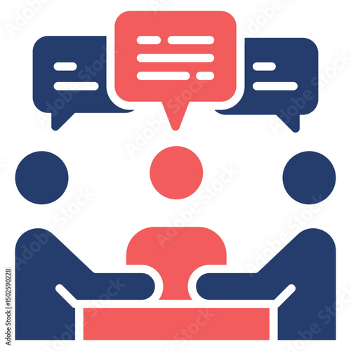 Team Chat glyph color icon