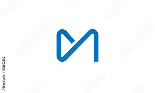 Minimalist M Letter Logo – Modern Tech Monogram