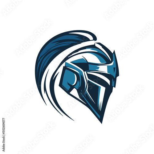 Spartan Warrior Head Logo Design