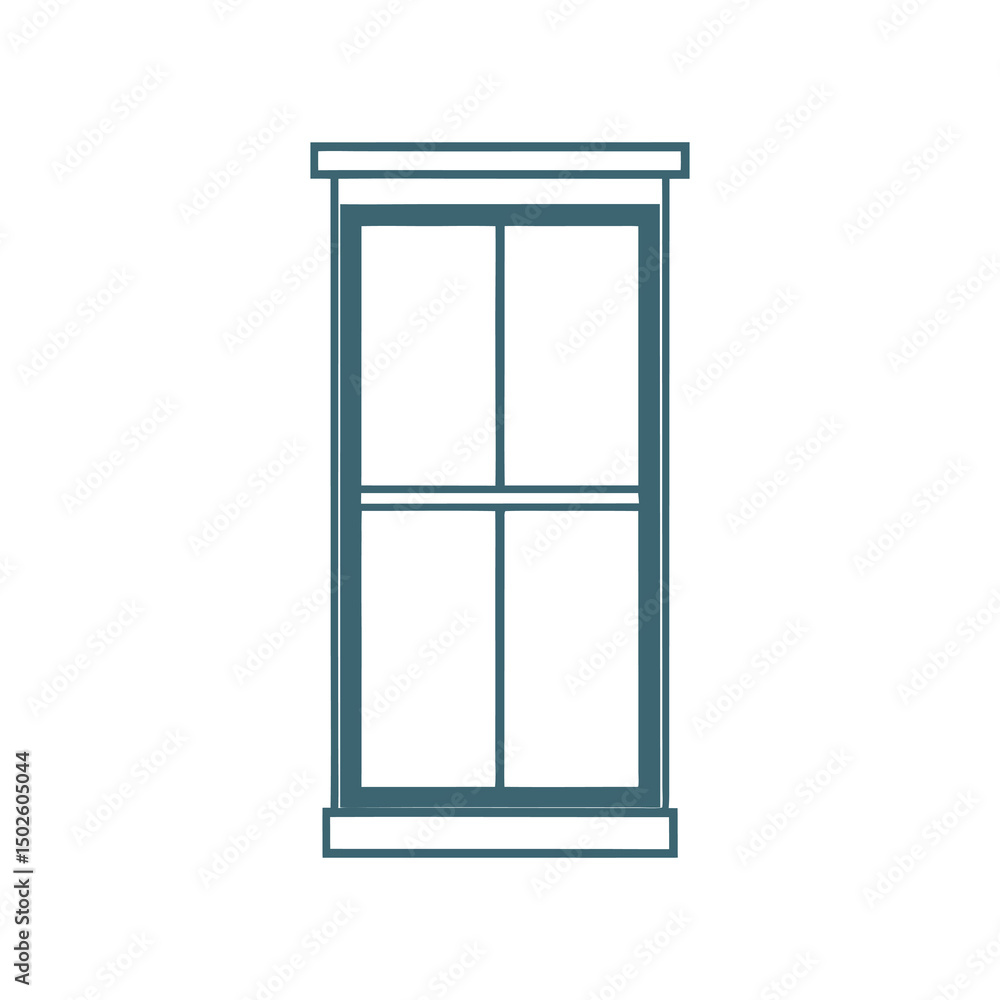 window on white background window on white background