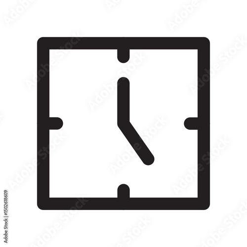 Clock Icons In Trendy Design EPS 10