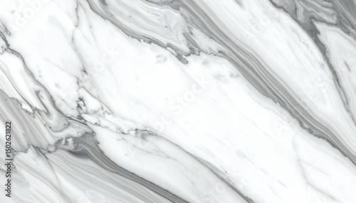 White and Gray Marble Texture Background