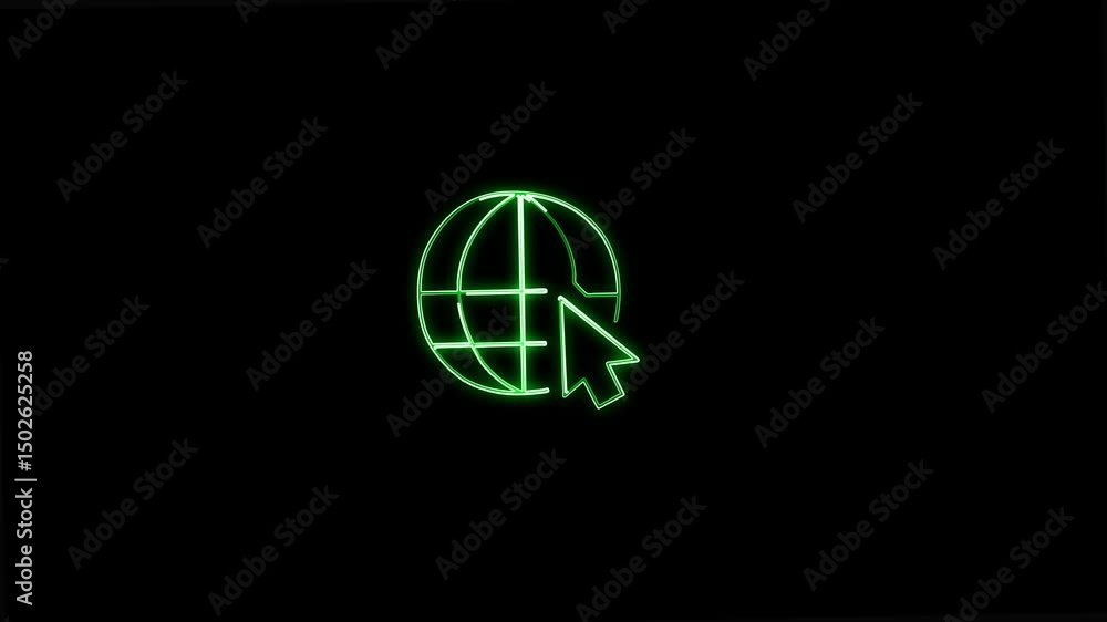 Neon Global Internet Access and Navigation Icon. Navigating the Internet, Enhancing Connectivity, and Embracing the Future of Online Communication and Information Sharing Innovative Web Technologies Neon Global Internet Access and Navigation Icon. Navigating the Internet, Enhancing Connectivity, and Embracing the Future of Online Communication and Information Sharing Innovative Web Technologies