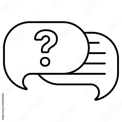 FAQ icon with a question mark for knowledge base pages, support center, help documentation, and onboarding content
