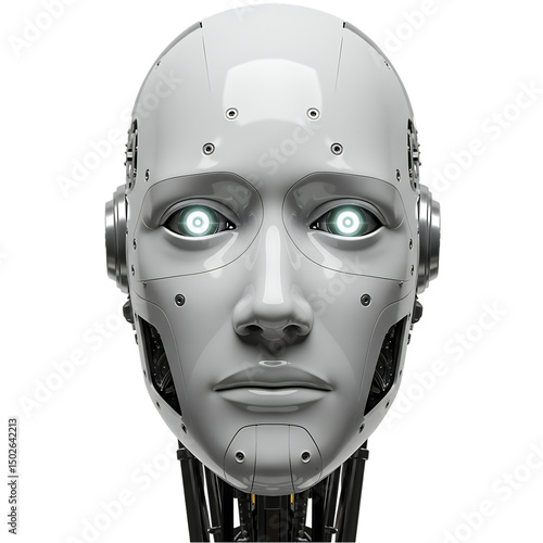 Tapety artystyczne Robot Face AI