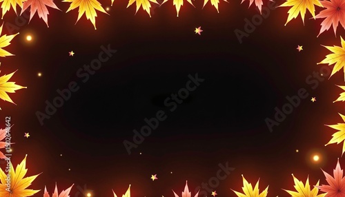 autumn leaf border