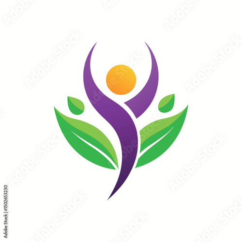 herbals medical logo design