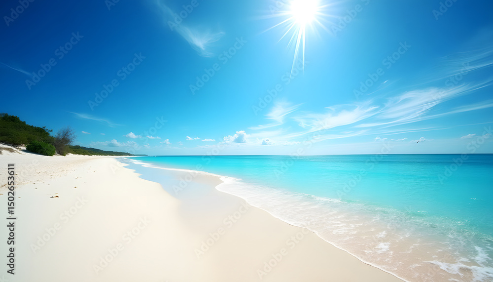 beautiful beach with clear skies beautiful beach with clear skies