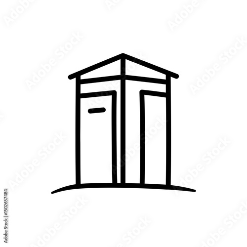 Beach Changing Room Icon