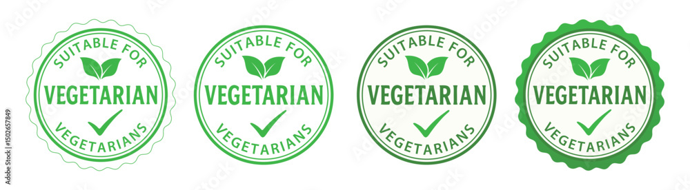 Vegetarian Label Vegetarian Label