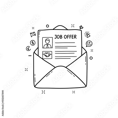 Job Offer Letter Icon