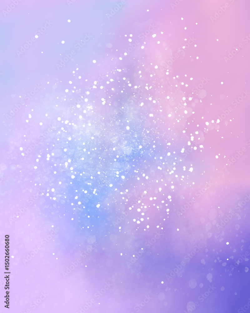 Obraz premium Abstract Blue and Pastel pink purple gradient blurred textured for wallpaper background. fluffy cloud pastel sunset on sky