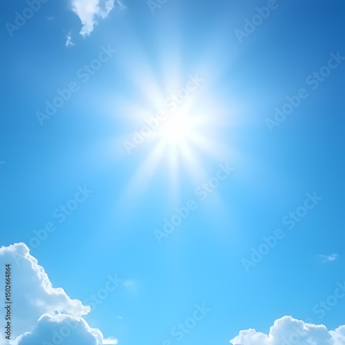 blue sky with clouds