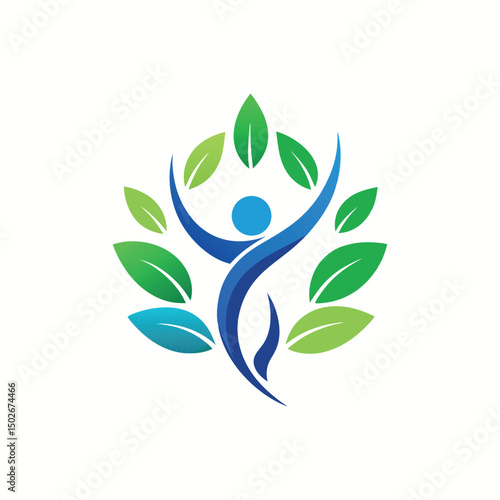 Wellness And success Health logo Design