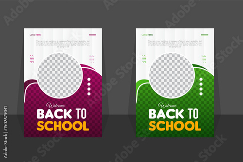 Fotografía Back to school flyer Template