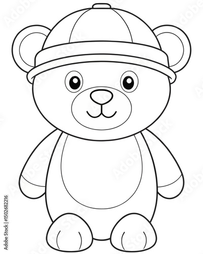 Bear coloring pages for kids