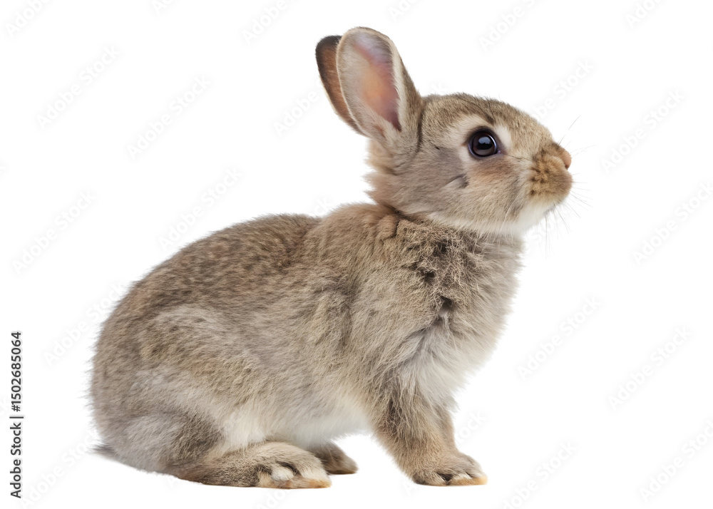 Obraz premium Rabbit isolated on white background