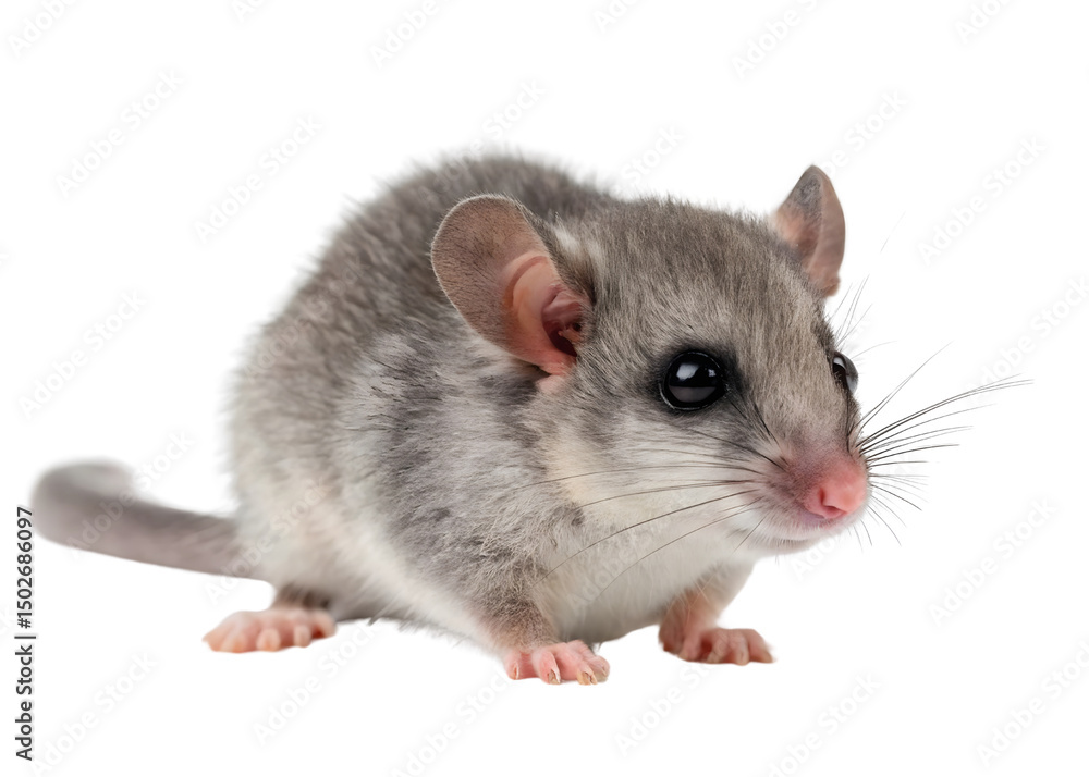 Rat in front of white background Rat in front of white background