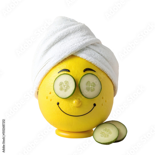Smiley face with spa.