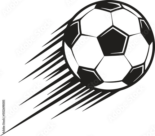 Soccer Ball in Motion Logo 